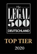 Legal 500 Deutschland Top Tier 2020 Games