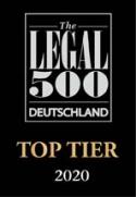 Top Tier 2020, Legal 500 Deutschland