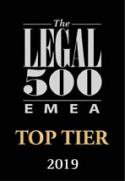 Legal 500 EMEA Top Tier 2019 Games